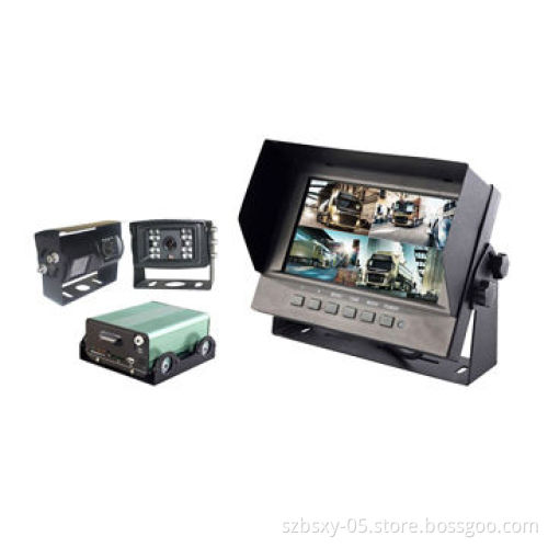 4CH Car Mobile Hard Disk DVR Recorder Camera System for Mini Bus